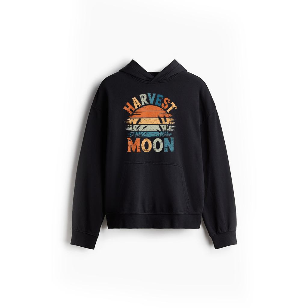 Vintage Harvest Moon S, Mens Womens Autumn Fall Hoodie